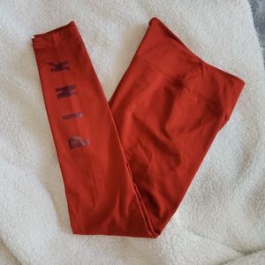 New Victoria's Secret Pink High Waist Full Length Logo Leggings   - Small